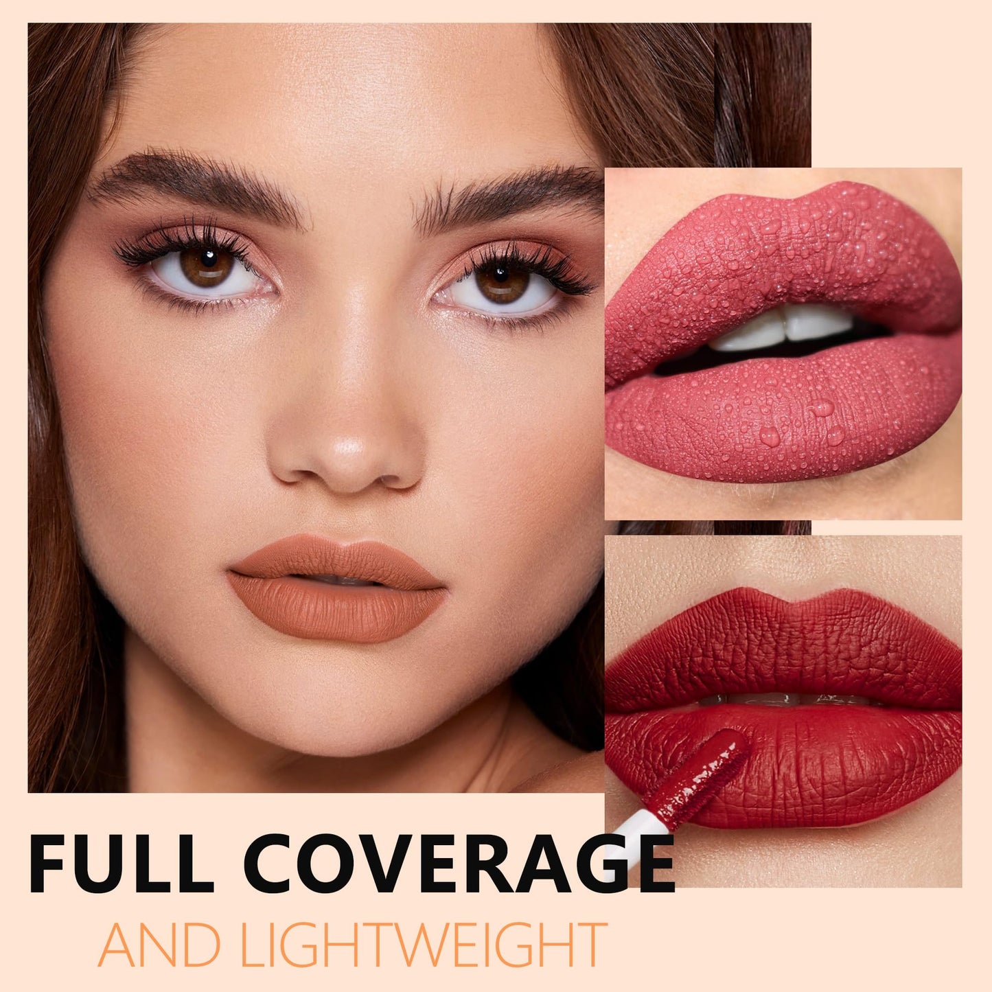 HANLADY Dark Burgundy Long Lasting Lipsticks for Women Pigmented Smudgeproof Transferproof Vegan Cruelty Free Lip Makeup (A47 Flamingo, 1 Pack)