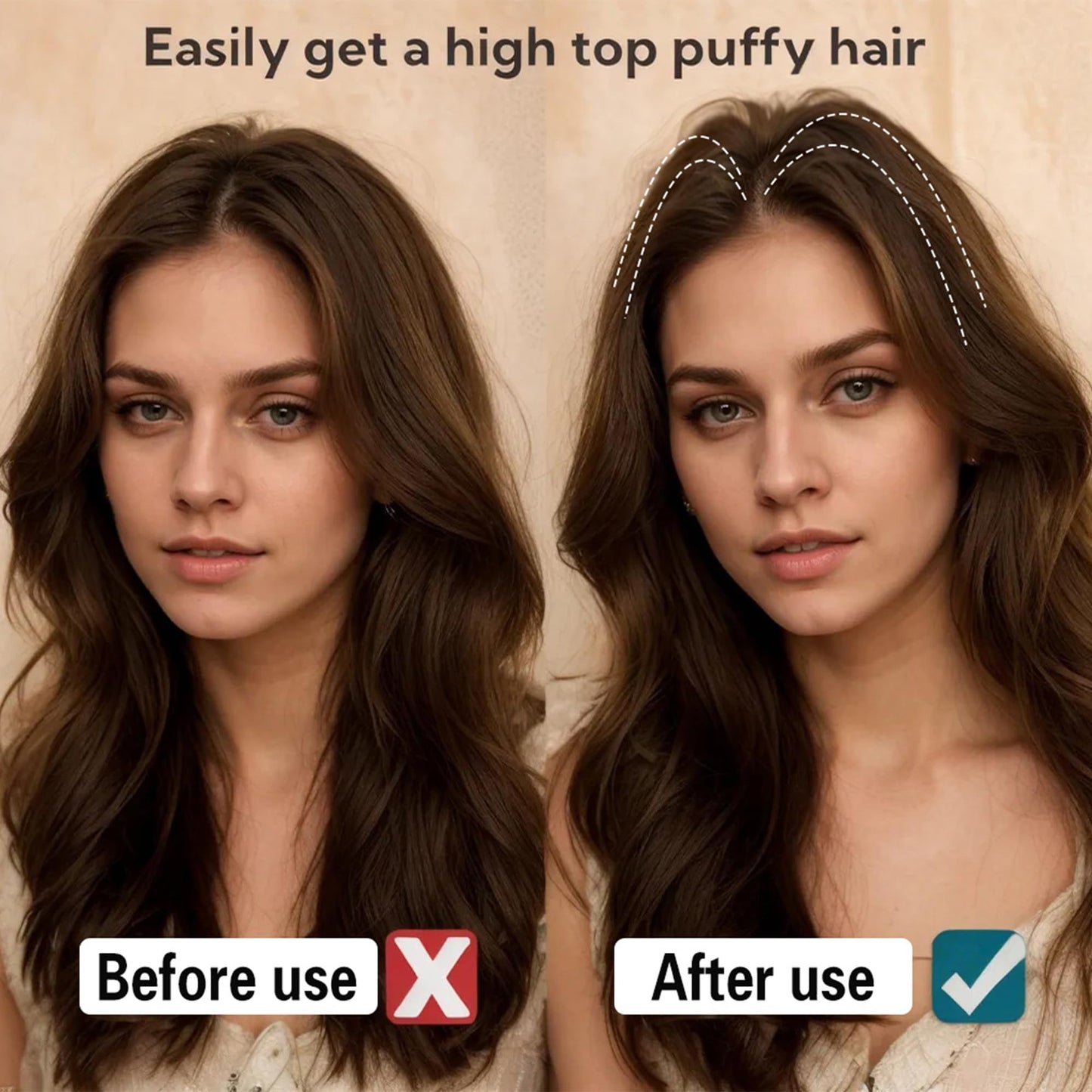 Volumizing Hair Clips for Women - Hair Volume Clip Styling Tools Volumizing Comb for Fluffy Bangs Clips for Root Lift Hair Styling Tools