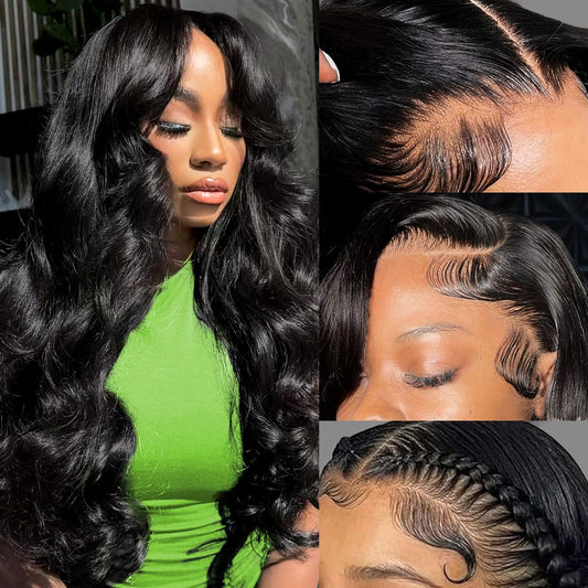 GVRR 26 Inch Body Wave Lace Front Wigs Human Hair 180% Density 13x6 Lace Front Wigs Human Hair Pre Plucked 13x6 HD Lace Frontal Wigs Human Hair Lace Front Wigs for Women