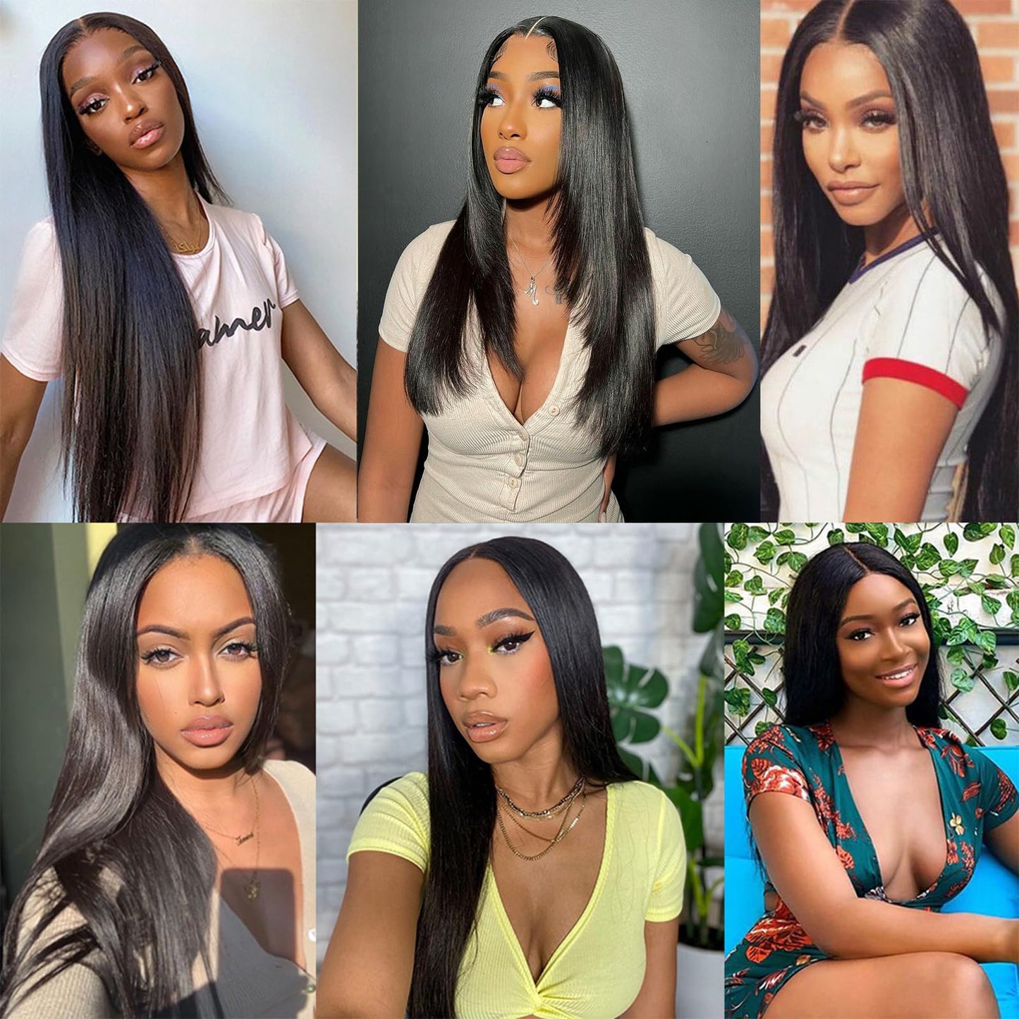 10A Straight Human Hair Bundles Brazilian Human Hair Bundles 22 24 26 Inch 100% Unprocessed Virgin Bundles Human Hair 3 Bundles Human Hair Double Weft Remy Hair Bundles Natural Color