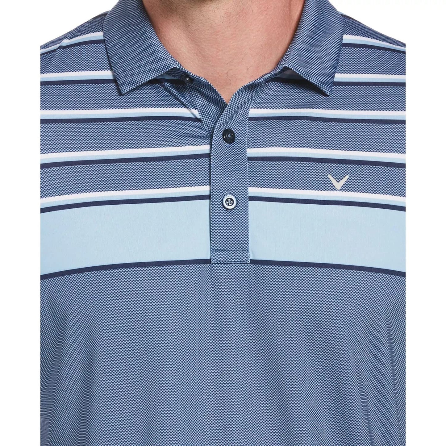 Callaway Golf Performance Polo Men Shirt | Moisture-Wicking Opti-Dri|Breathable Jersey Fabric|Golf Shirt - Peacoat XX-Large