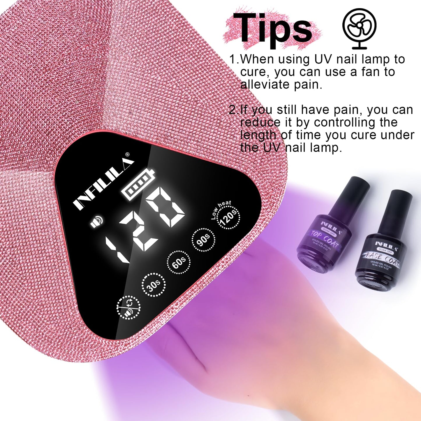 NXJ INFILILA Glitter Poly Nail Gel, Baby Pink Colors Poly Extension Gel Nail Enhancement, Thickening Glossy Builder Home DIY Salon Use for Girls UV/LED Nail Lamp Required P05