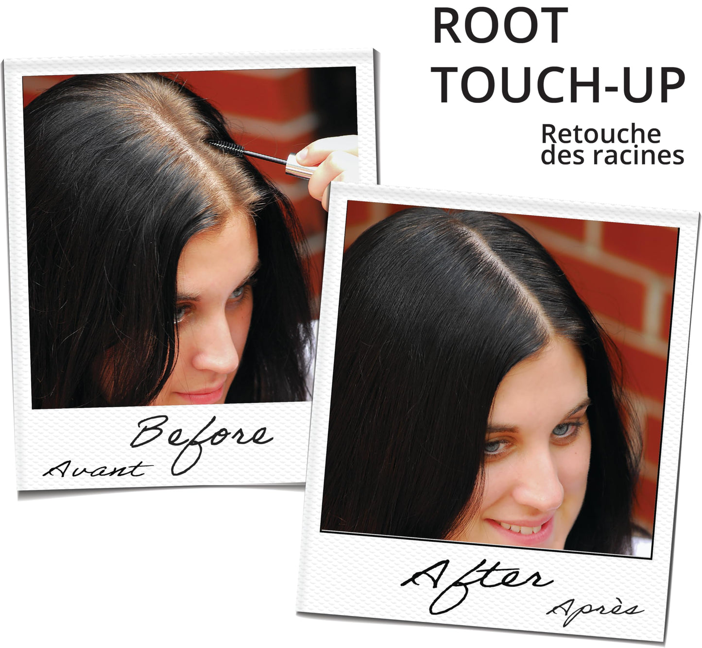 Greyfree Root Touch-Up Hair Mascara Temporary Gray Roots Concealer (BURGUNDY)