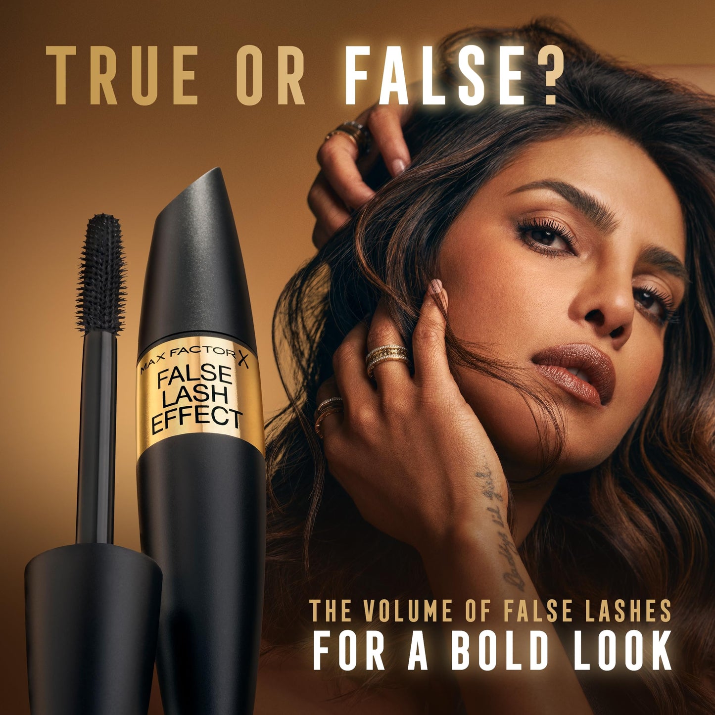 Max Factor False Lash Effect Mascara for Women, Black Brown, 0.4 Ounce