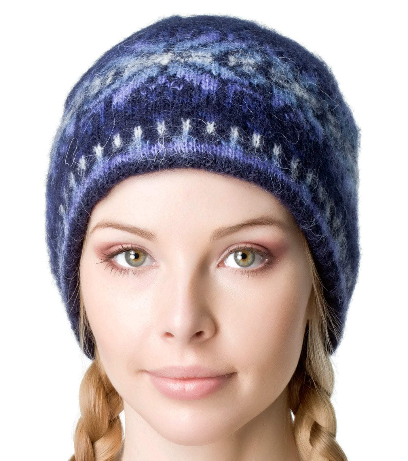 Freyja Canada Winter Beanie Cap 100% Icelandic Wool Unisex 2 Ply Knitted