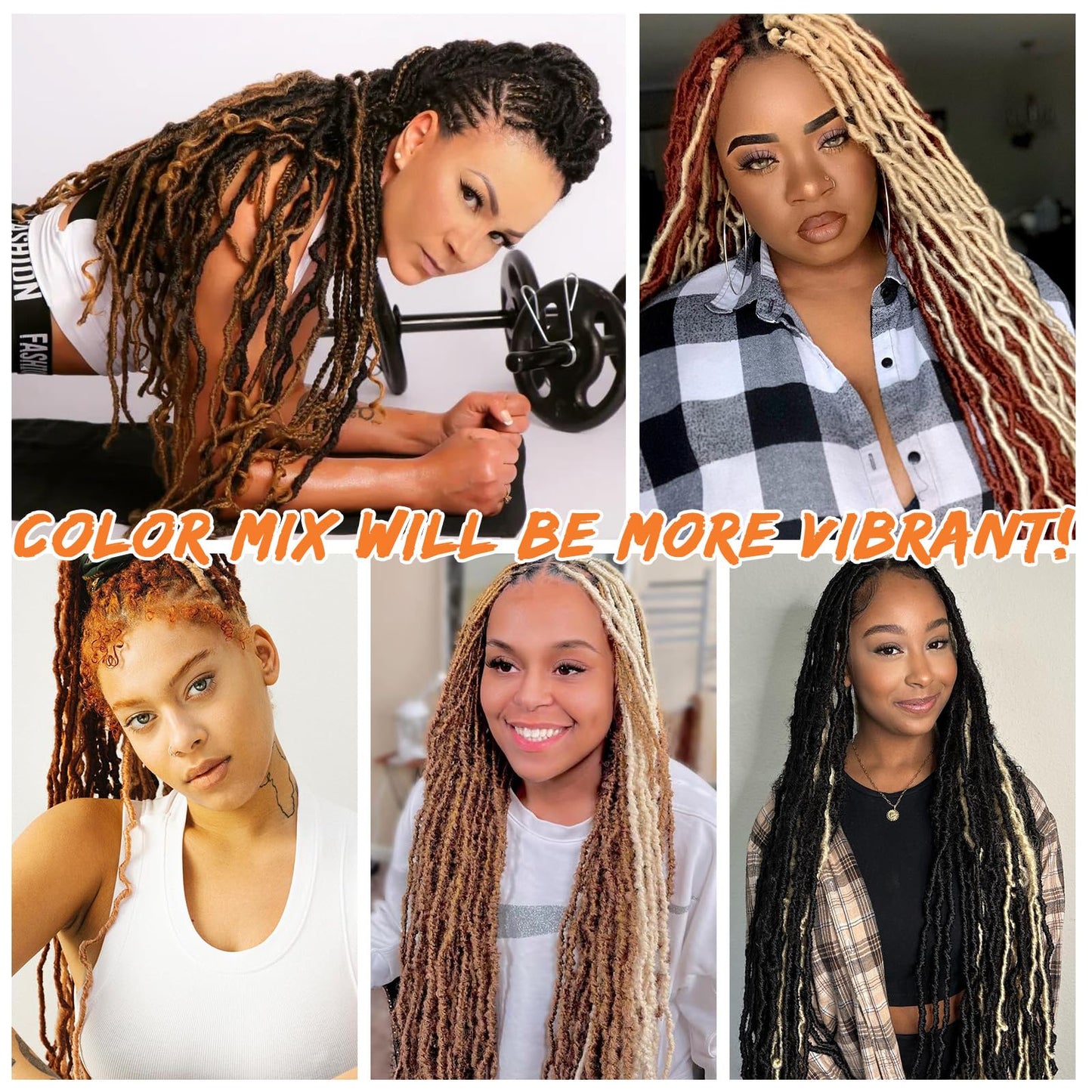 Faux Locs Crochet Hair 10 Inch 7 Packs Short Soft Locs Crochet Hair Pre Looped Crochet Locs for Black Women Butterfly Hair(10inch,7packs,1B/30)