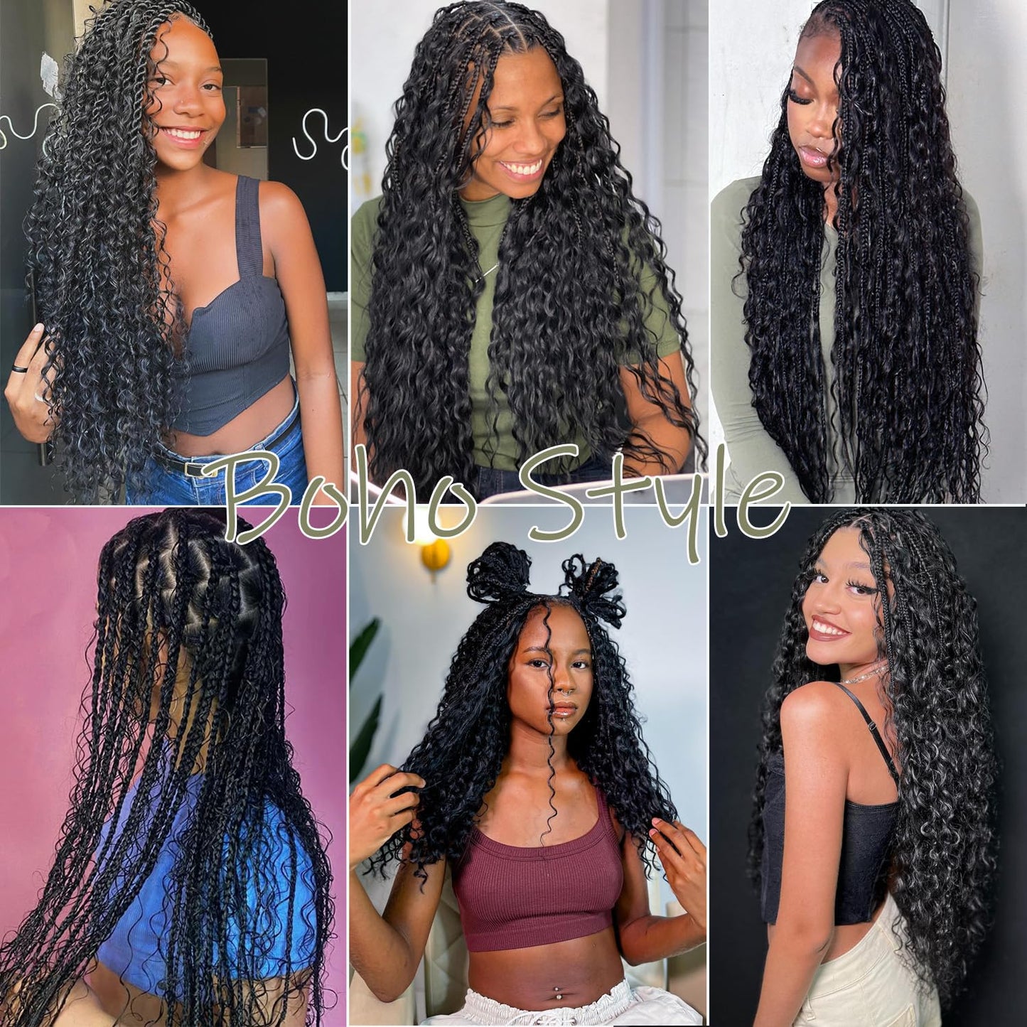 28 Inch Human Hair Braiding Hair Deep Wave Bulk Human Hair for Braiding Boho Braids 100g Water Wave Human Braiding Hair Curly Human Hair for Braiding Bohemian Braids Micro Wet And Wavy Human Hair
