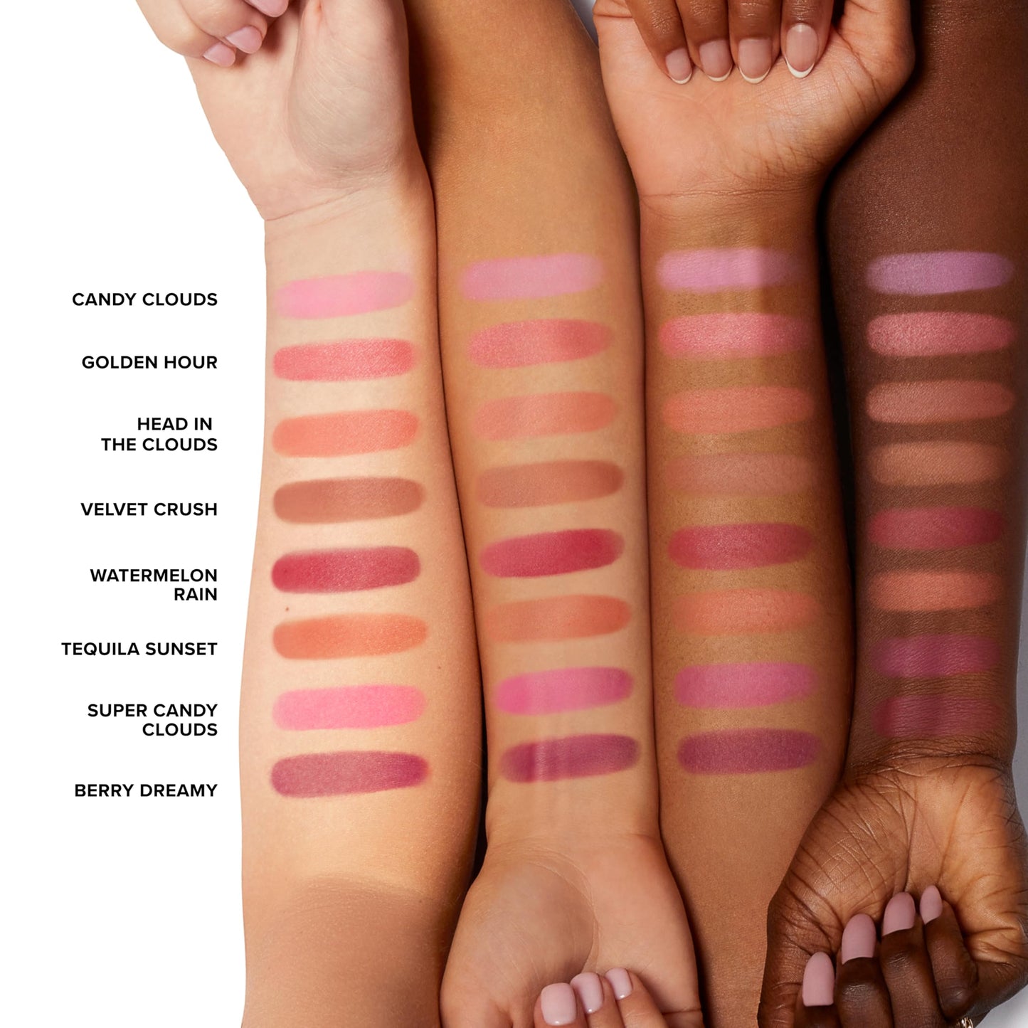Too Faced Cloud Crush Blush | Buildable, Blendable, High Pigment Color, Vegan + Cruelty Free, 0.17 oz, Watermelon Rain