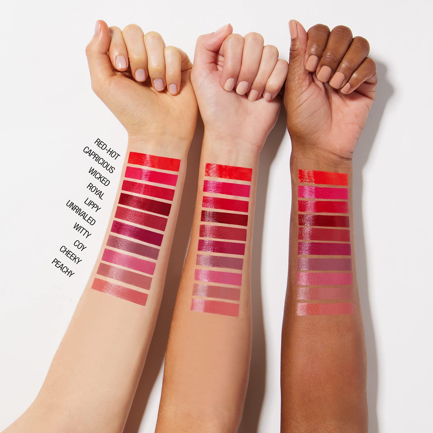 Maybelline Super Stay Vinyl Ink Longwear No-Budge Liquid Lipcolor Makeup, Highly Pigmented Color and Instant Shine, Wicked, Cool Red Lipstick, 0.14 fl oz, 1 Count