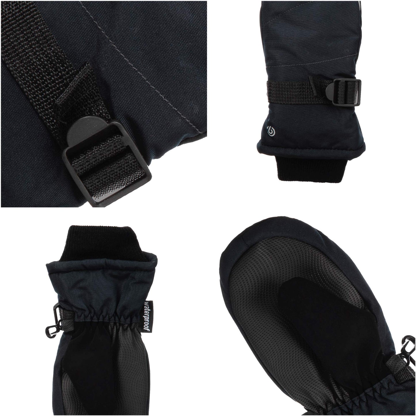 C9 Champion Kids Unisex Cold Weather Windproof and Waterproof Snow and Ski Mitten with Reflective Trim