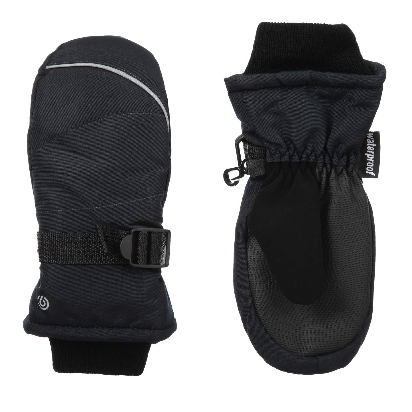 C9 Champion Kids Unisex Cold Weather Windproof and Waterproof Snow and Ski Mitten with Reflective Trim