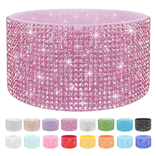 WORBSS Diamond Glitter Silicone Boot for Stanley H2.0 Tumbler 20-30oz Accessories for 2.8-2.9 inch Trapezoidal Cylinder Base Water Bottles Bottom Anti-Slip Protector Sleeve Cover Bumper Decoration