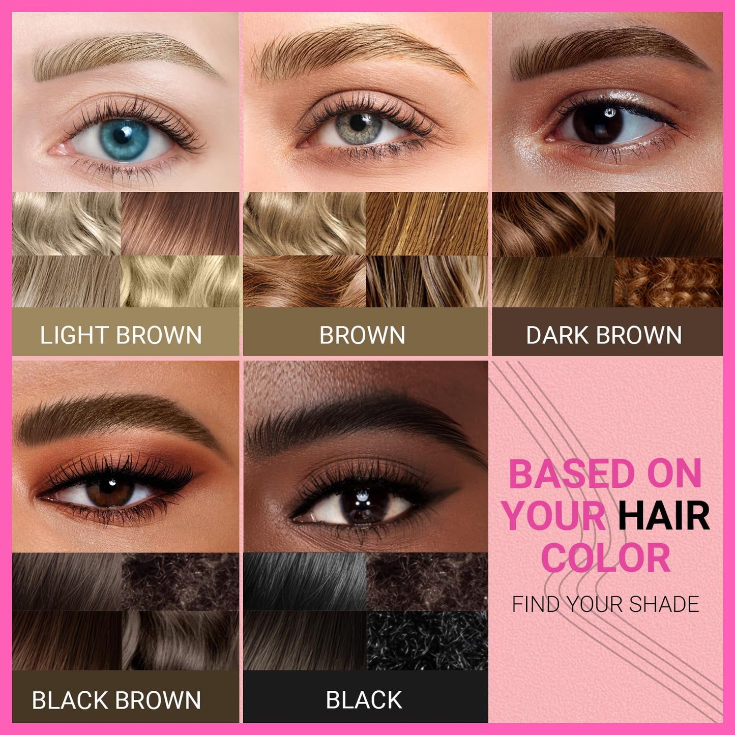 iMethod Eyebrow Pen - Eyebrow Pencil Magical 2-in-1 Eye Brow Pencils for Women with 4-Fork-Tip & Precise Brush-Tip Create Natural Hair-Like Brows, Last All-Day, Microblading Eyebrow Pen, Light Brown