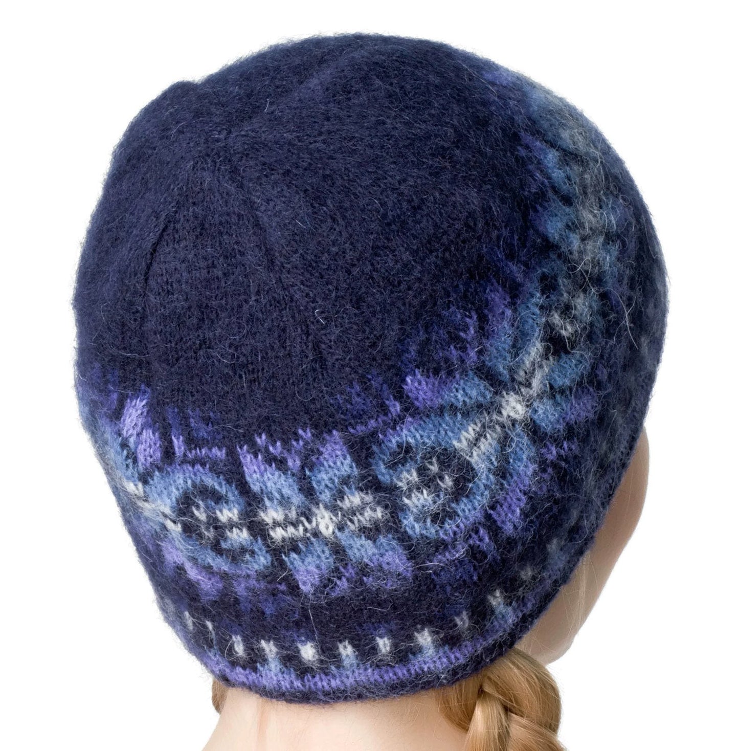 Freyja Canada Winter Beanie Cap 100% Icelandic Wool Unisex 2 Ply Knitted