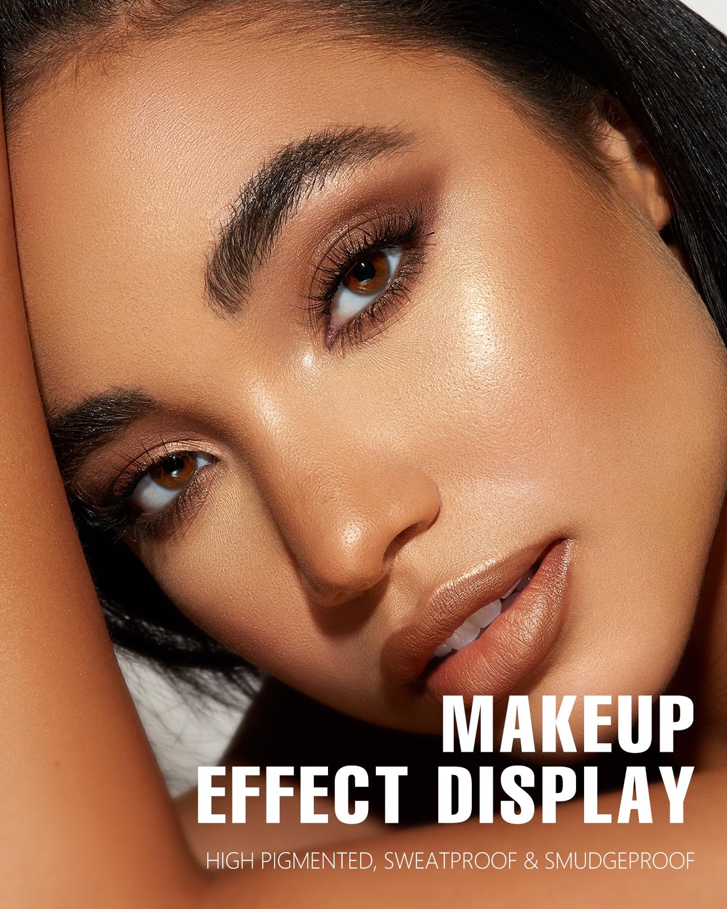 MAKI YIKA Brown Eyeshadows Palette Nude Eye Shadow 9Color, Naked Eyeshadow Matte Shimmer Glitter Eye Shade Long Lasting Pigmented Eye Makeup - Brown