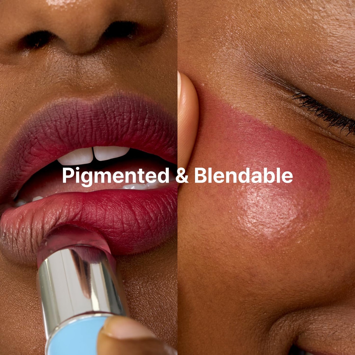 fwee Blurry Pudding Pot + Keychain SET | Airbrushed Blush & Lip, Buildable Pigment, Long-lasting, Lightweight, Easy to Blend, Natural Soft Matte Finish Makeup – Ambitious (Warm Red) | 0.17 oz
