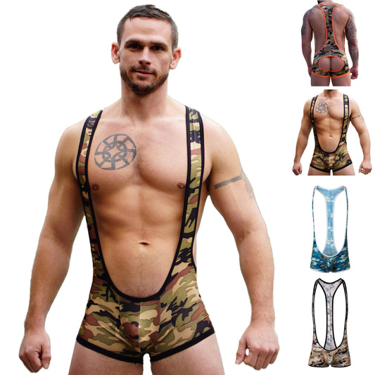 Gruff Pup Combat Singlet - Army Camo - Full Coverage - XX-Large
