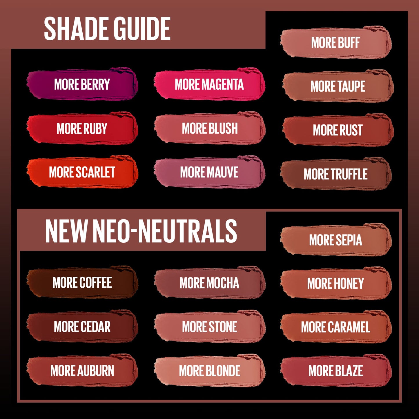 Maybelline Color Sensational Ultimatte Matte Lipstick, Non-Drying, Intense Color Pigment, More Blaze, Terracotta Rose, 1 Count