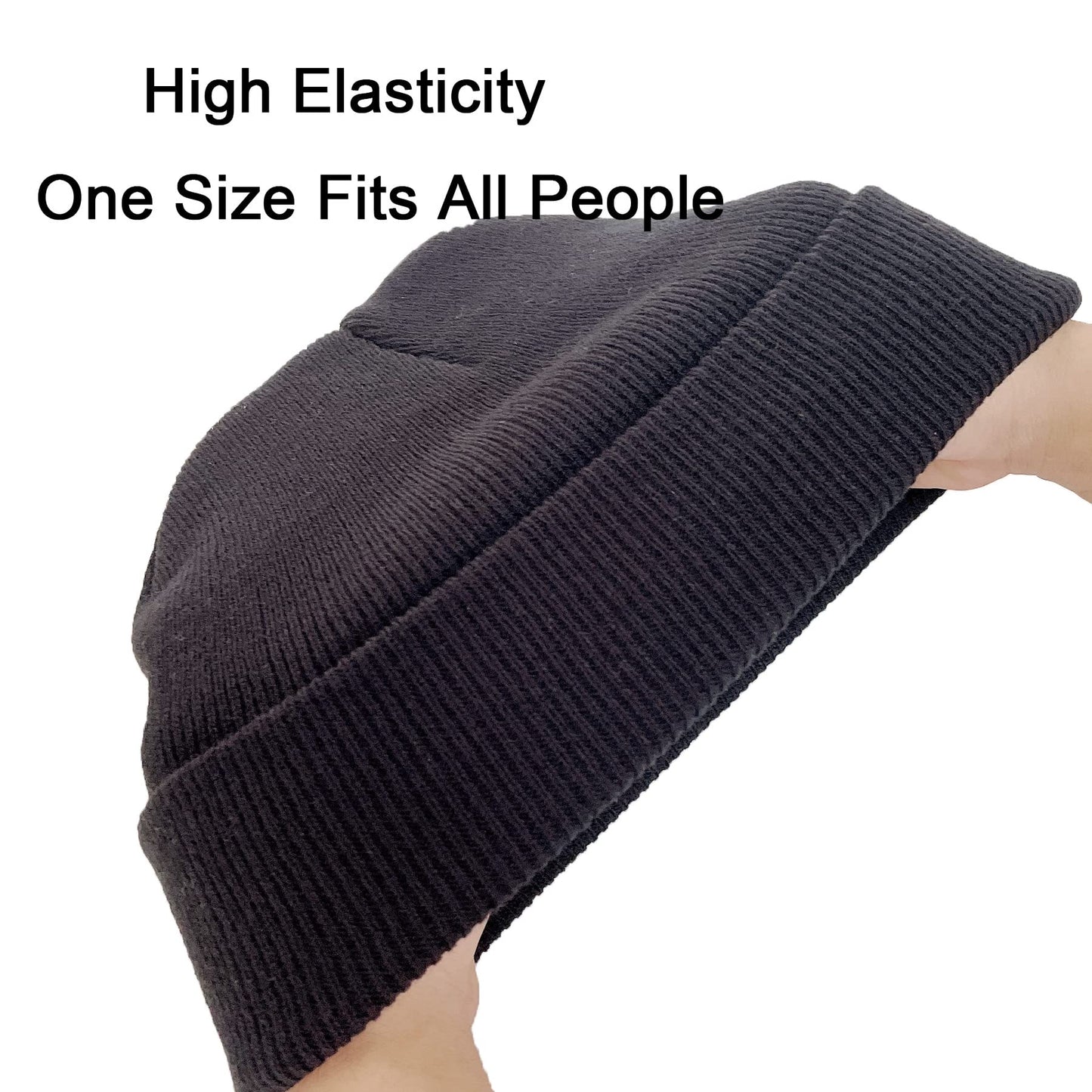NPQQUAN 3 Packs Unisex Beanie Hats for Men Women Winter Knit Beanies Black+Gray+Khaki