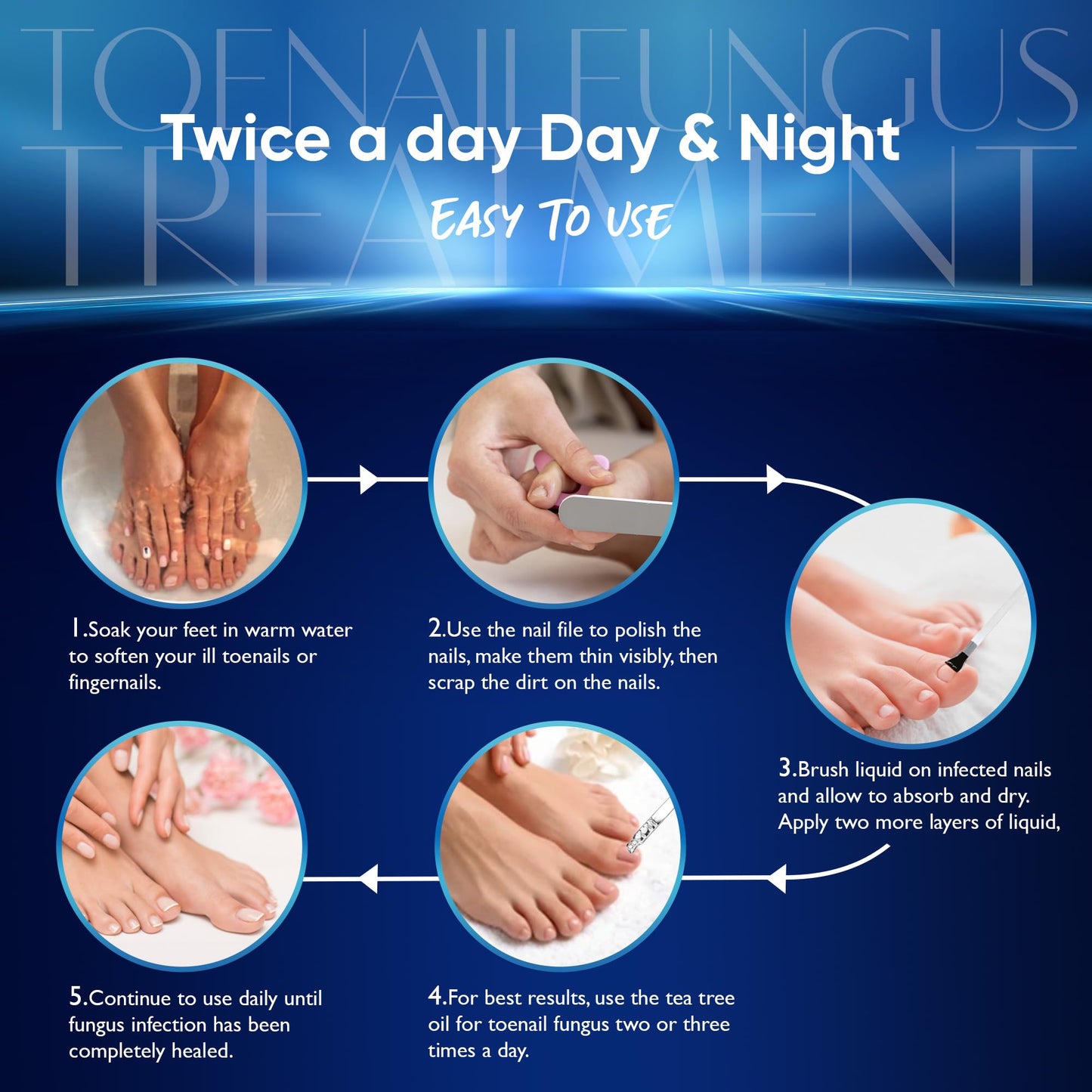 Toenail Fungus Treatment, Nail Fungus Treatment for Toenail, Toe Nail Fungus Treatment Extra Strength for Woman and Man, Nail Fungus Treatment 30ML (1 FLOZ)