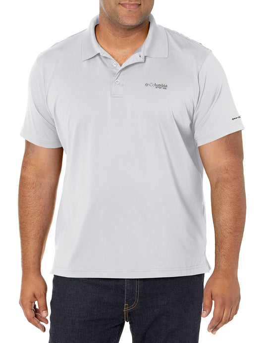 Columbia Men's PFG Skiff Cast Polo Shirt, Breathable, UV Protection