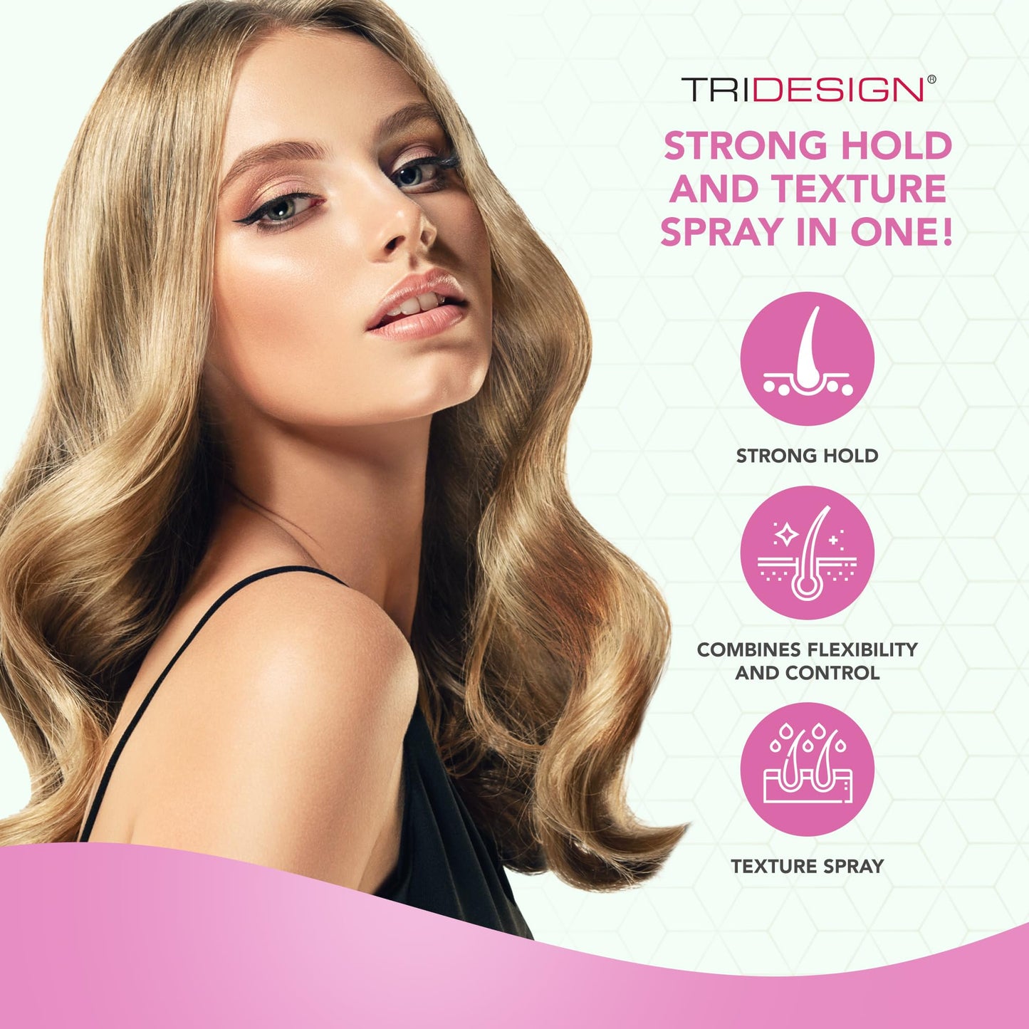 TRI Design Aerogel Hair Spray - Extra Hold, Firm Hold for Women and Men, Travel, Volume Fixer & Non-Sticky Hairspray (10.5oz, Pack of 6)