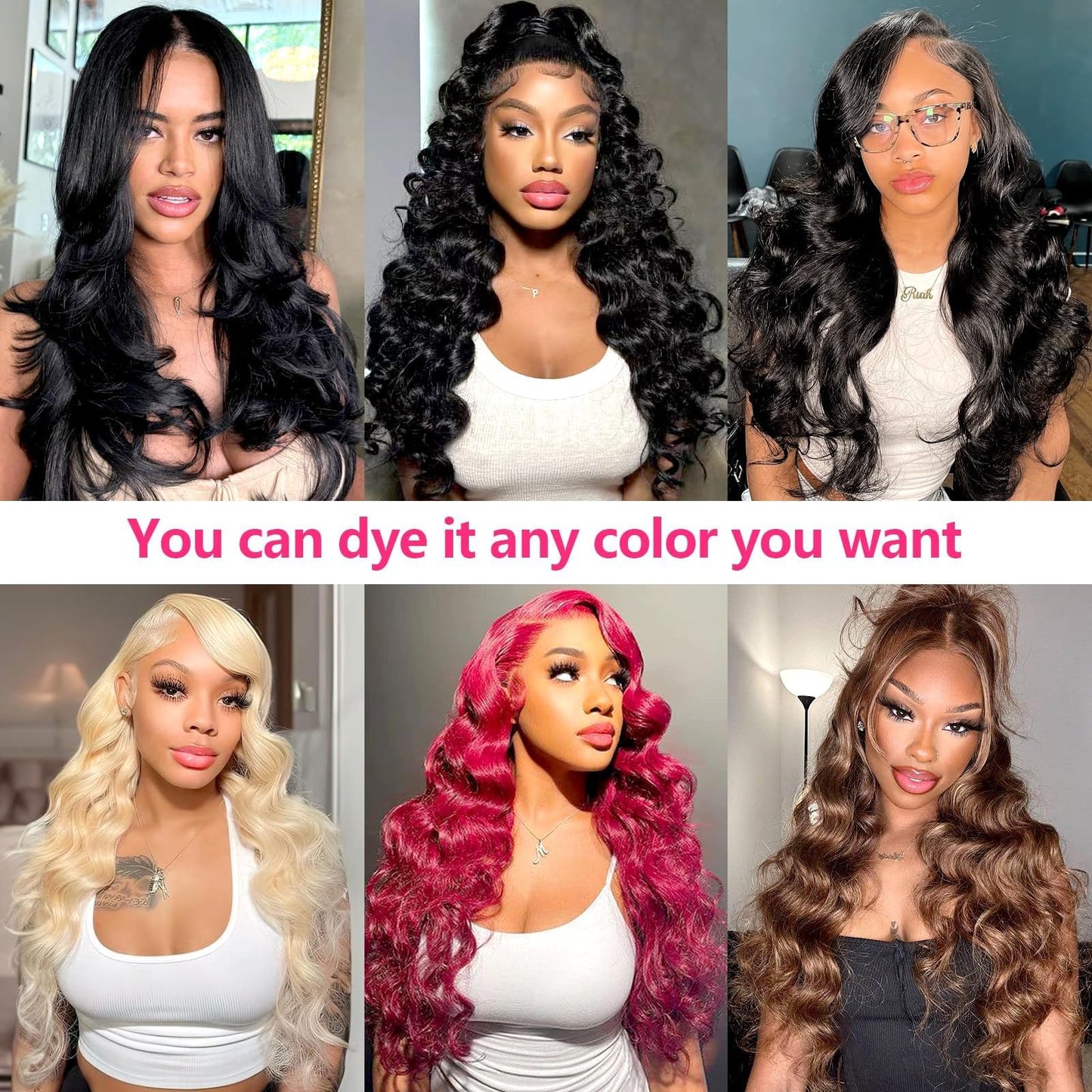 GVRR 26 Inch Body Wave Lace Front Wigs Human Hair 180% Density 13x6 Lace Front Wigs Human Hair Pre Plucked 13x6 HD Lace Frontal Wigs Human Hair Lace Front Wigs for Women
