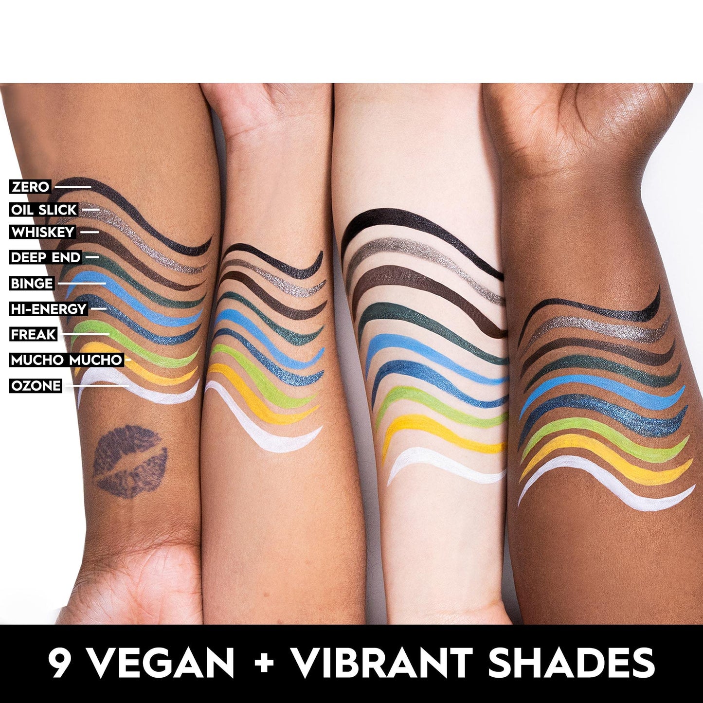 Urban Decay 24/7 Inks Liquid Eyeliner Pen (Whiskey - Matte Dark Brown, Brush Tip Eye Liner), Water-Resistant, Smudge-Resistant, Vibrant Colored Liner, Ergonomic Precision Grip, Vegan - 0.01 fl oz