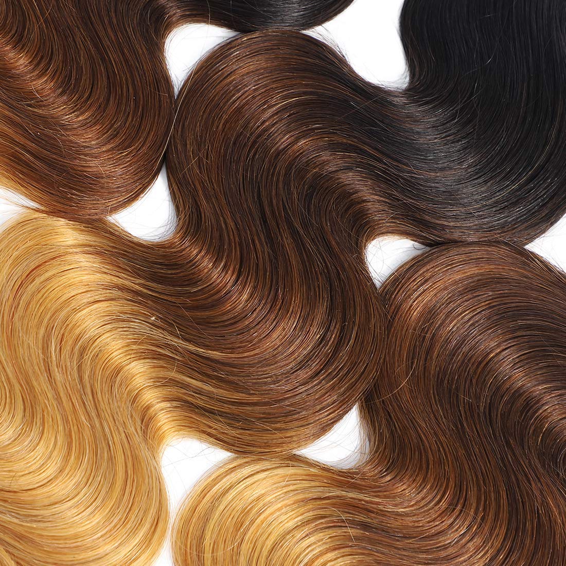 1B/4/27 Ombre Human Hair Body Wave Bundles 12 14 16inch Brazilian Ombre Human Hair Body Wave 3 Bundles 1B/4/27 Human Hair Weaves Extensions Body Wave Bundles