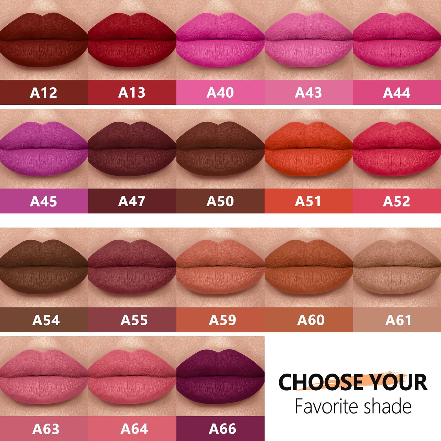 HANLADY Dark Burgundy Long Lasting Lipsticks for Women Pigmented Smudgeproof Transferproof Vegan Cruelty Free Lip Makeup (A47 Flamingo, 1 Pack)