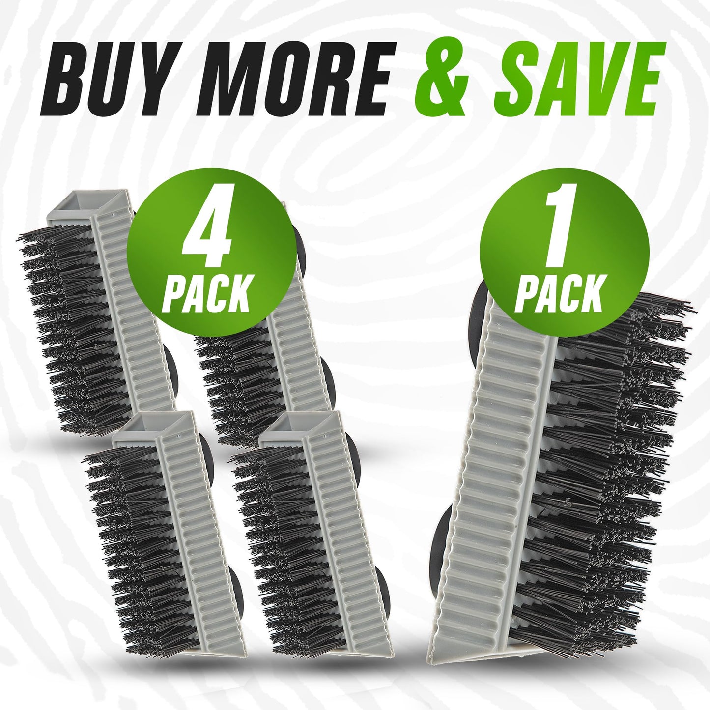 Grip Clean - Heavy Duty Nail Brush for Cleaning Nails - Nail Cleaning Brush for Men and Women - Mechanical Brush. Nail Brush Cleaner for Hands and Under Nails.