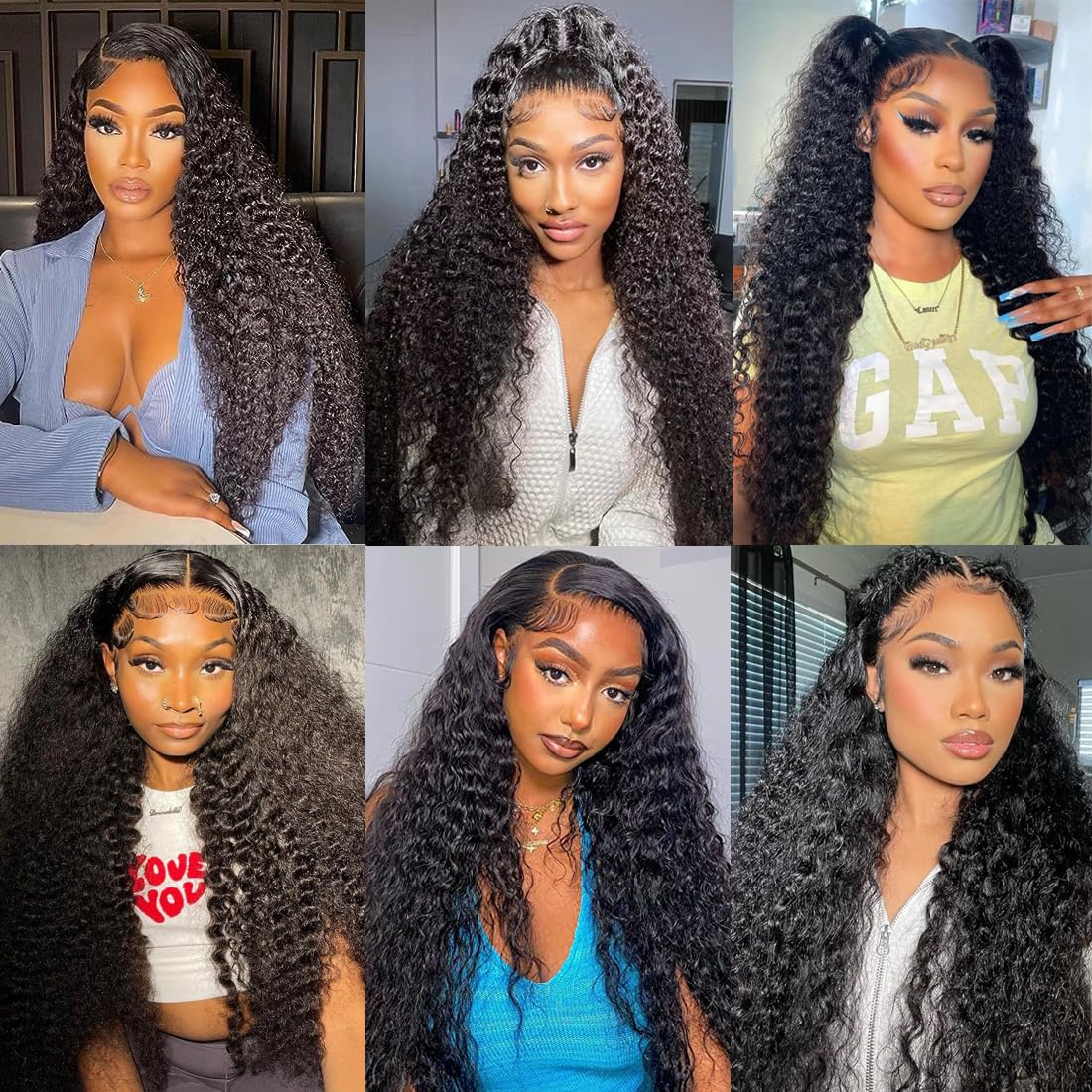13x6 Deep Wave Lace Front Wigs Human Hair 200% Density Deep Curly Human Hair Wig 13x6 HD Transparent Lace Front Wigs Human Hair Pre Plucked with Baby Hair for Women (13×6 Deep Wave Wig, 22 Inch)