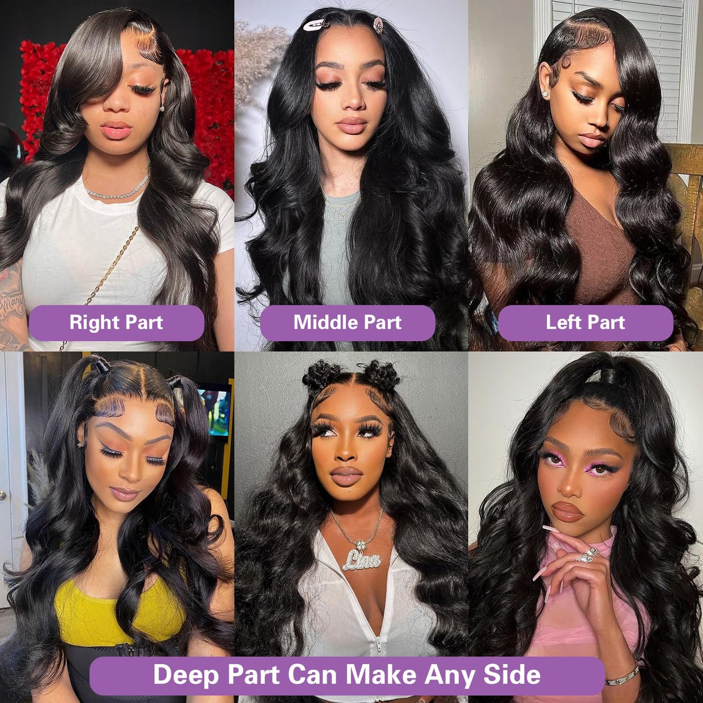 13x6 HD Lace Front Wigs Human Hair Body Wave Wigs for Women Human Hair Lace Front Wigs 26 Inch 180% Density Glueless Wigs Human Hair Wigs with Baby Hair Natural Hairlin