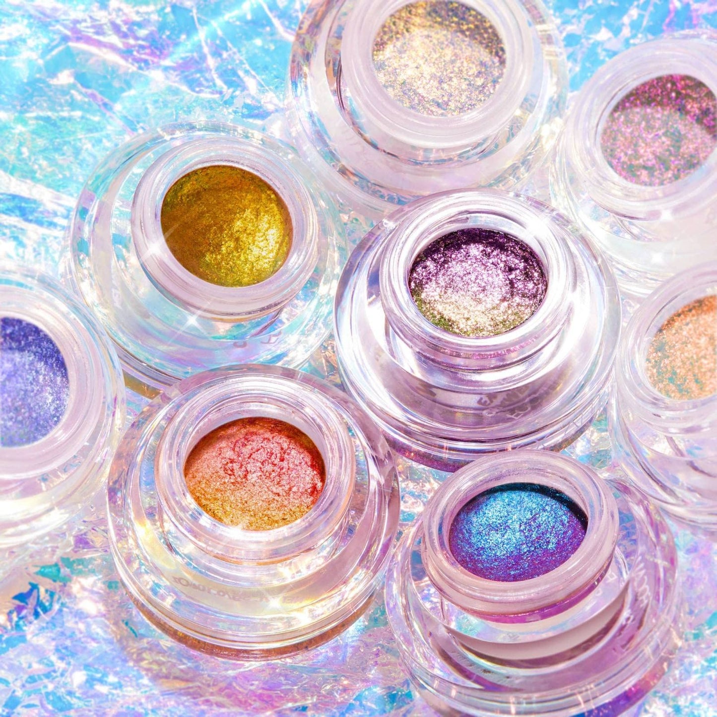 FOCALLURE Chameleon Cream Eyeshadow,Intense Color Shifting Creamy Eye Shadows,Highly Pigmented Metallic,Shimmer,Multi-Reflective Finishes,Moonlight Disco