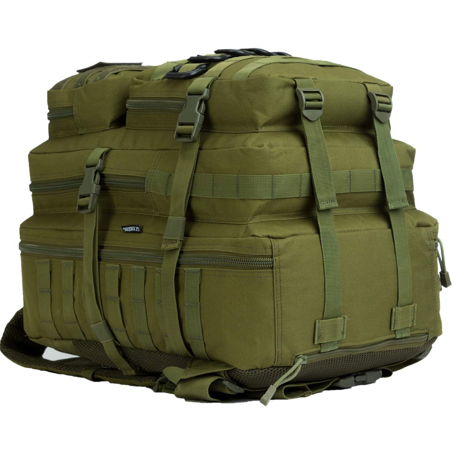 GZ XINXING 3 Day Large Assault Pack Military Tactical Army Molle Rucksack Backpack Bug Out Bag Hiking Daypack (GREEN)