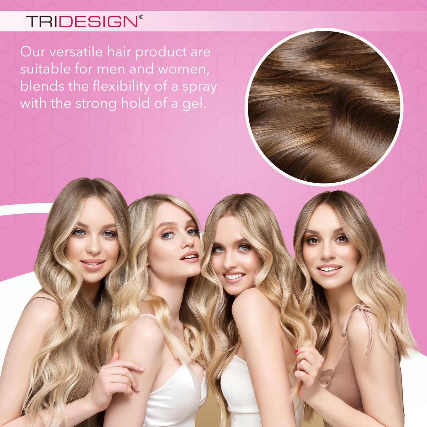 TRI Design Aerogel Hair Spray - Extra Hold, Firm Hold for Women and Men, Travel, Volume Fixer & Non-Sticky Hairspray (10.5oz, Pack of 6)
