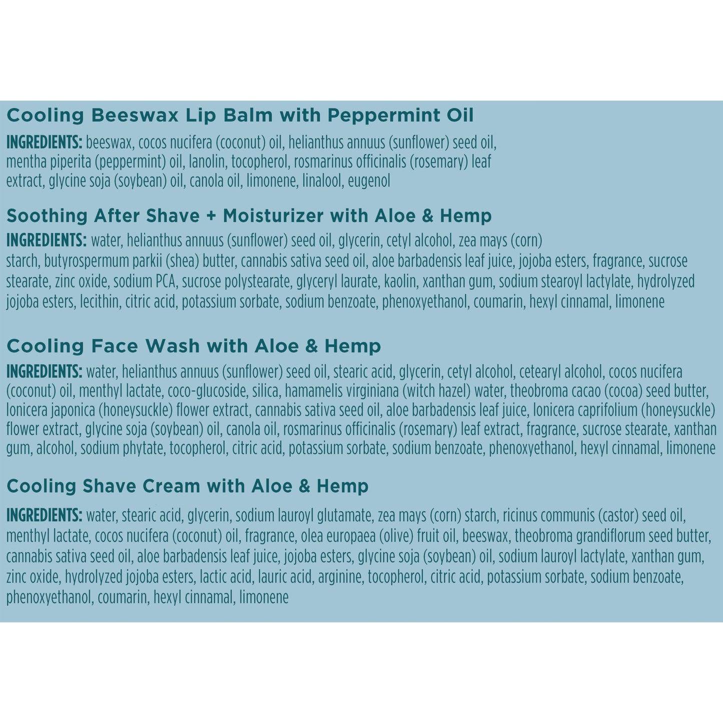 Burt's Bees Gifts Ideas - Grooming Essentials Kit, 4 Products for Men - Cooling Face Wash, Shave Cream, Soothing Moisturizer After Shave & Original Beeswax Lip Balm