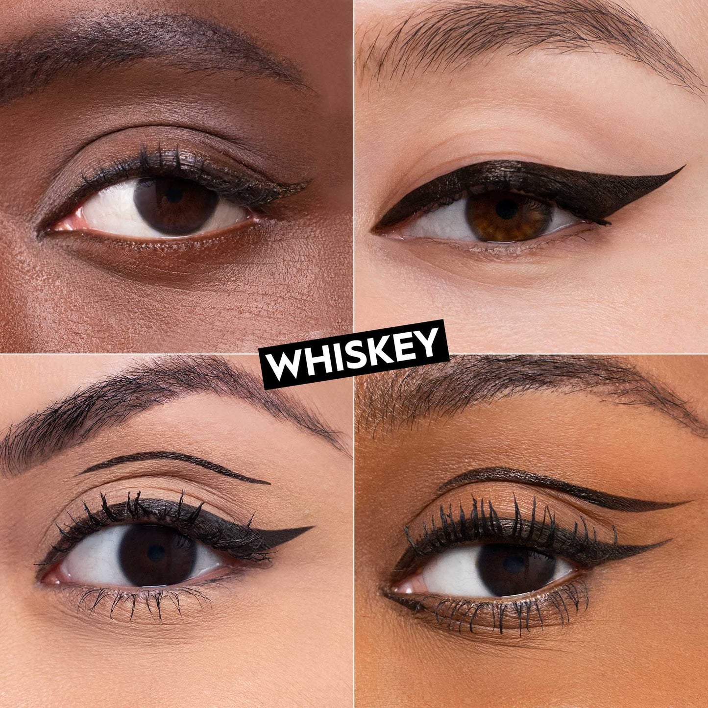 Urban Decay 24/7 Inks Liquid Eyeliner Pen (Whiskey - Matte Dark Brown, Brush Tip Eye Liner), Water-Resistant, Smudge-Resistant, Vibrant Colored Liner, Ergonomic Precision Grip, Vegan - 0.01 fl oz