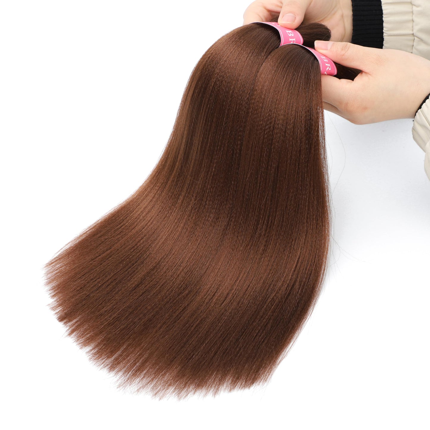 ZERAL Braiding Hair Pre Stretched 30 Inch 8 Packs Braiding Hair Professional Itch Free Yaki Texture Hair Extensions for Braids Synthetic Hair Braiding for Women and Girls (30#)