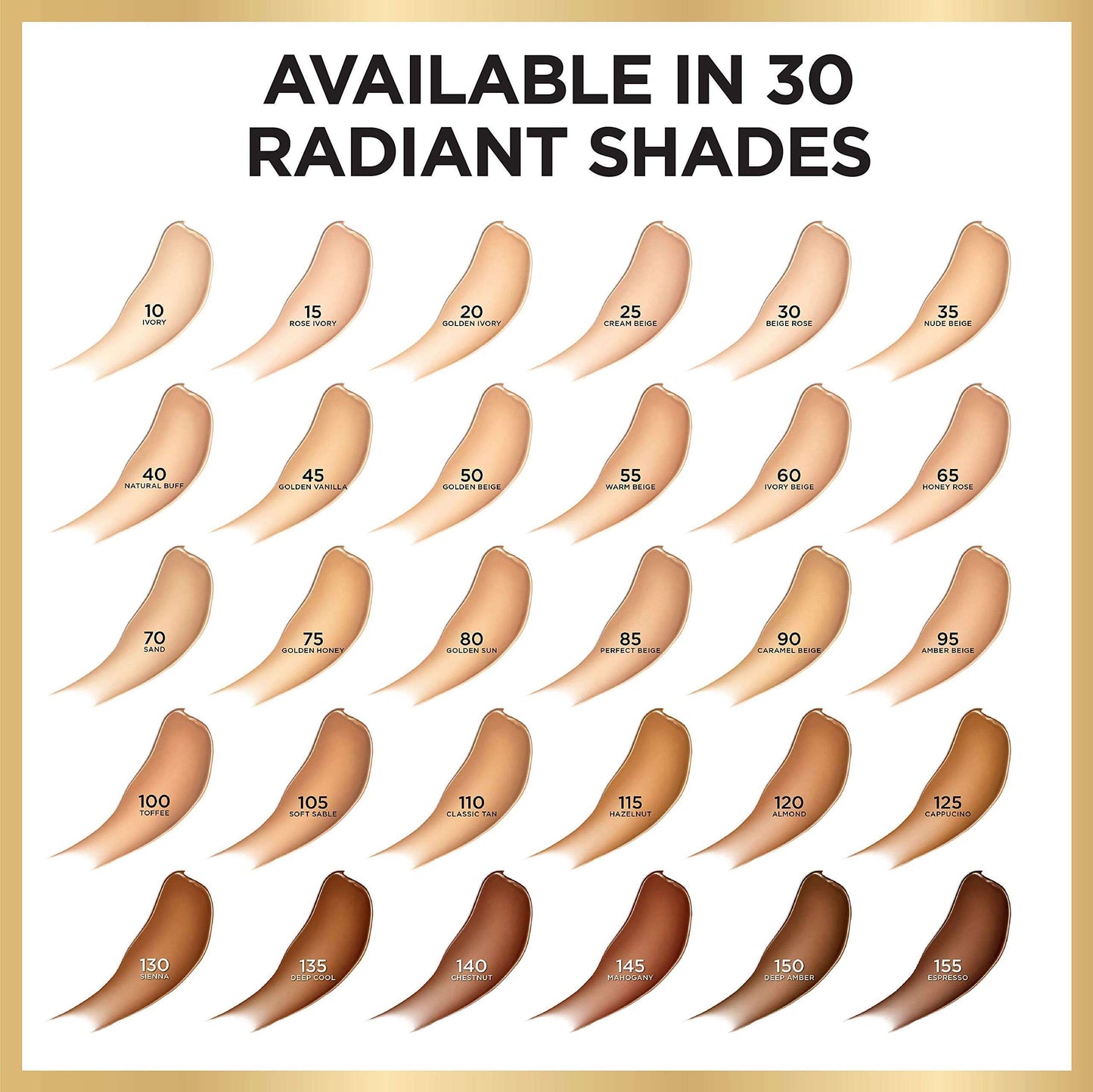 L'Oreal Paris Age Perfect Radiant Serum Foundation with SPF 50, Deep Cool, 1 Ounce