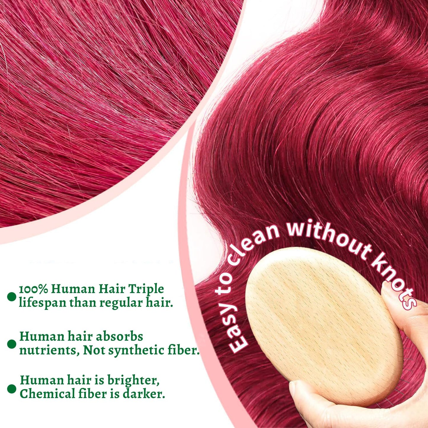 99J Burgundy Wig Human Hair 13x6 Body Wave Lace Front Wigs Human Hair 180% Density 99j Burgundy Lace Front Wigs Human Hair Red Wine Glueless Wigs Human Hair Pre Plucked for Women 20 Inch