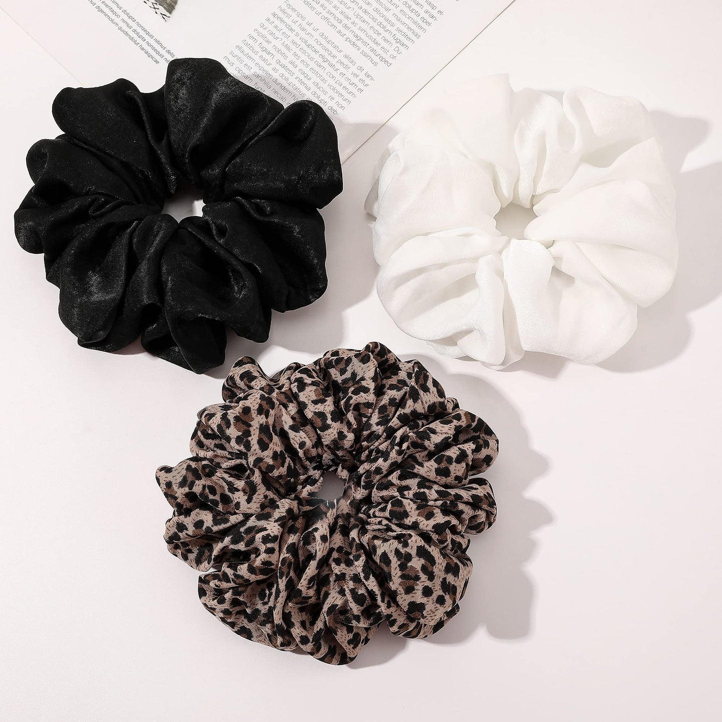 Scrunchies Hair Ties for Women Big Silk Satin Scrunchie Large Oversized Ligas Para el Cabello De Mujer Decorations Cute Jumbo Coth Ponytail Hair Scrunchy Giant Purple Hair Accessories Gift for Girls