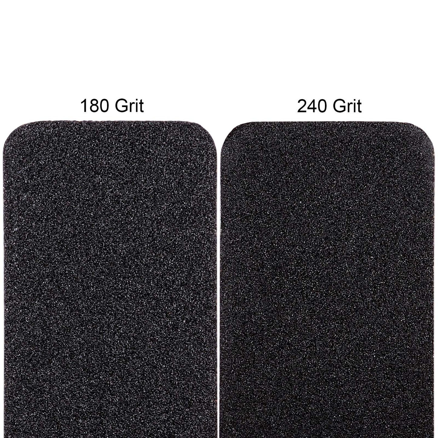10PCS Jumbo Size PANA Professional Double Sided Nail Files - Black, 180/240 Grit - Emery Board Nail Buffering File Manicure Pedicure Nail Polisher Washable