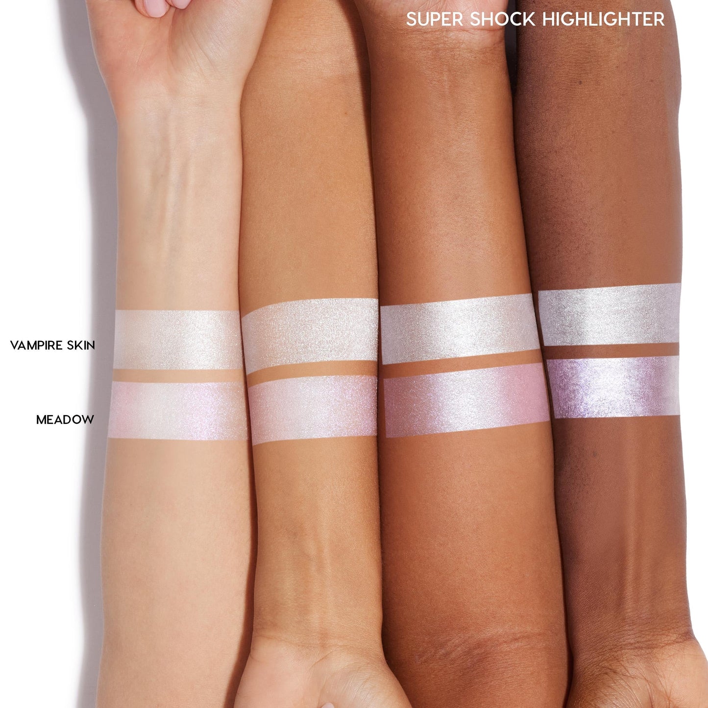 ColourPop Twilight Collection Super Shock Highlighter Makeup - High-Pigment, Crème-Powder Face Makeup - Buildable & Blendable Formula with a Unique Bouncy Texture - Meadow (0.15 oz)