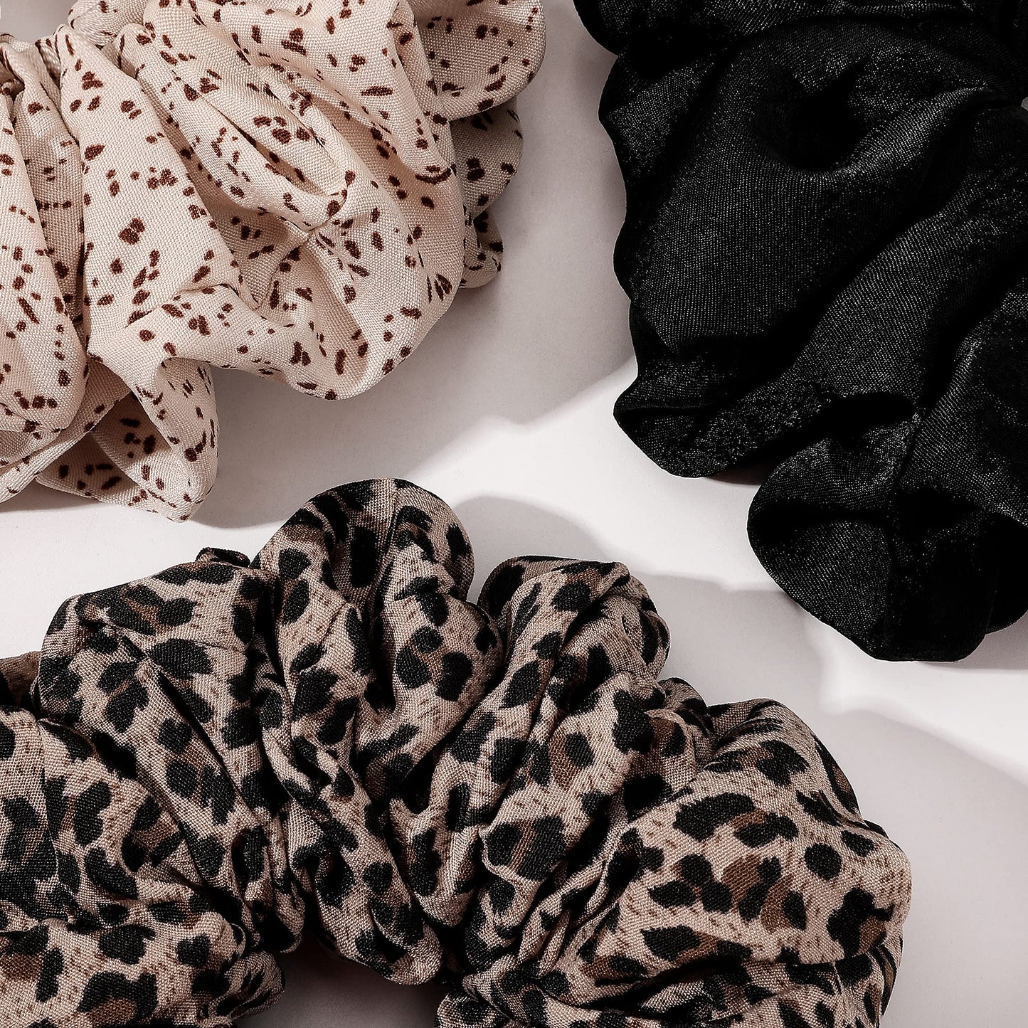 Scrunchies Hair Ties for Women Big Silk Satin Scrunchie Large Oversized Ligas Para el Cabello De Mujer Decorations Cute Jumbo Coth Ponytail Hair Scrunchy Giant Purple Hair Accessories Gift for Girls