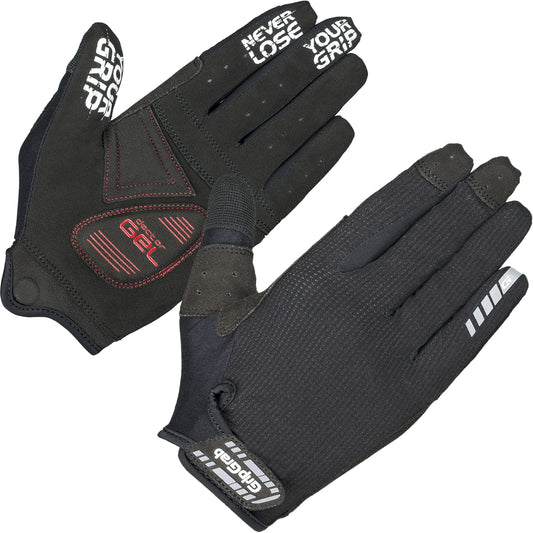 GripGrab SuperGel XC Padded Full Finger Summer Cycling Gloves Cushioned Off-Road MTB Gravel Bike Mountain Biking Gloves
