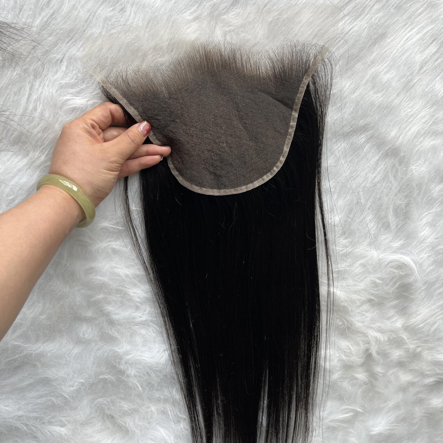 9x6 HD Lace Closure, Ultra-thin Invisible HD Lace Closure Single Knot Pre-Plucked 12A Grade Virgin Hair Straight Style Undetectable Melted Lace Closure Human Hair (9x6 ST lace closure, 14inch)