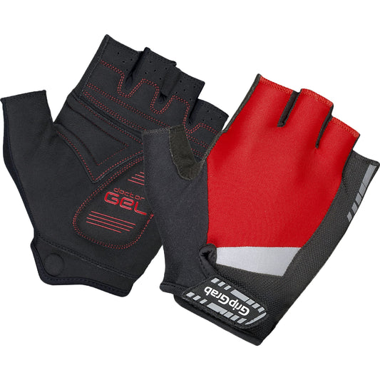 GripGrab SuperGel Padded Half Finger Road Riding Summer Cycling Gloves Bicycle Gloves Biking Gloves for Men Fingerless Cycle Mitts