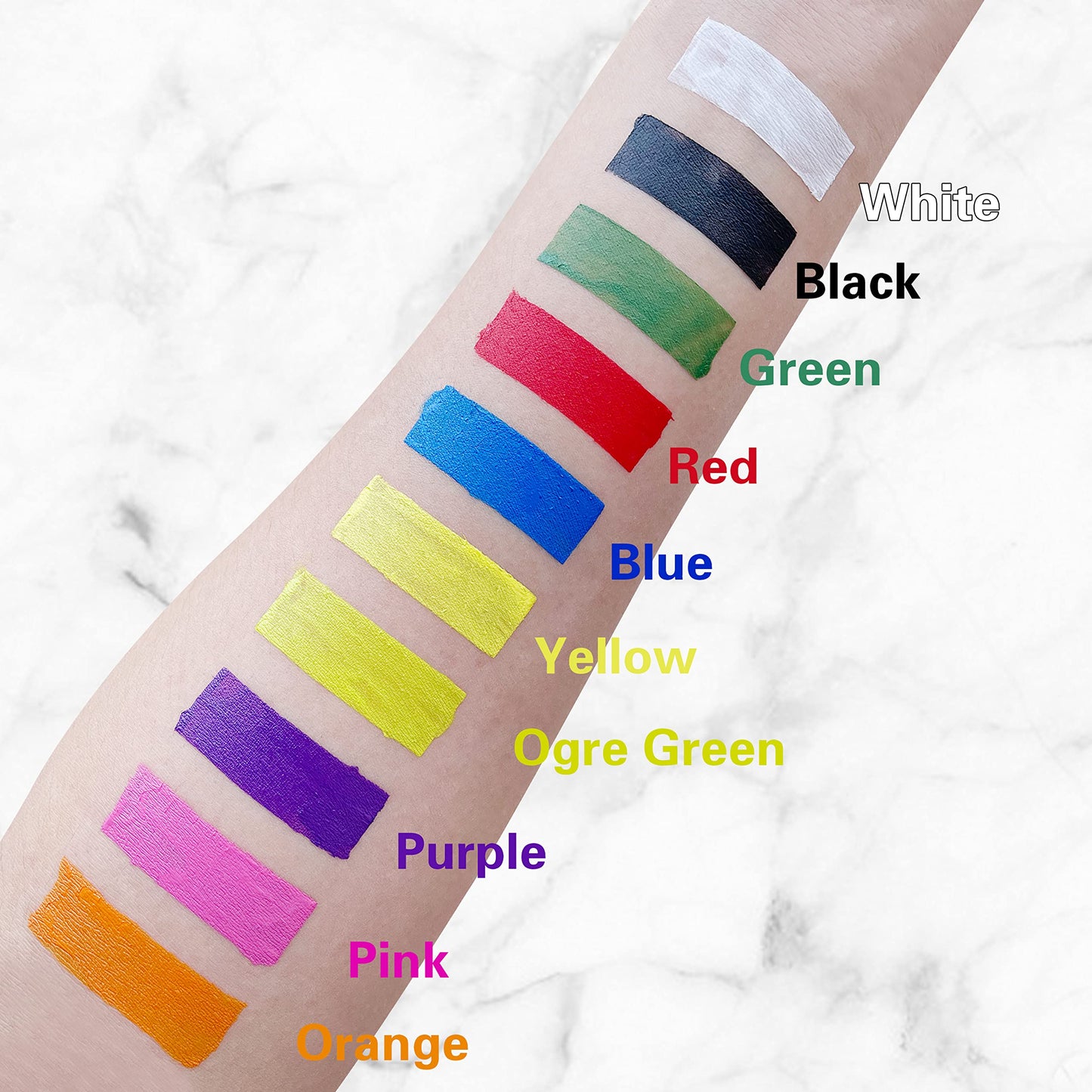 MEICOLY Purple Cream Face Body Paint,2.37Oz Large Tube Water Based Non-Toxic Full Body Paint for Adult and Kids,Highly Pigmented Face Painting for Halloween SFX Special Effects Ursula Cosplay Makeup