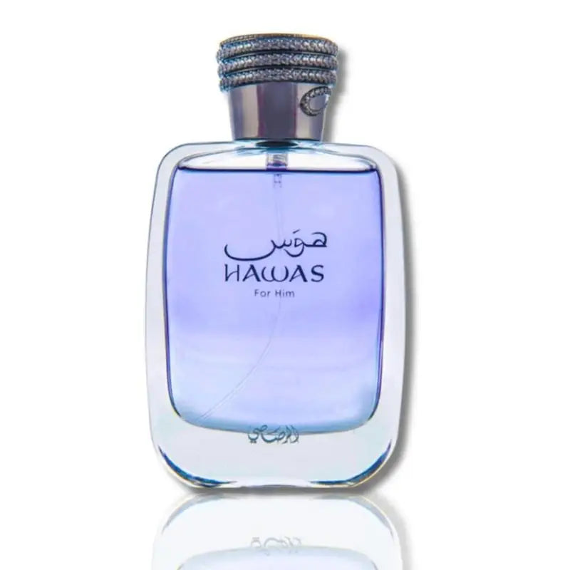 RASASI Hawas Black For Men Cologne Eau de Parfum Spray-3.4 Oz Premium Arabian Perfume A Signature Scent For Long-Lasting
